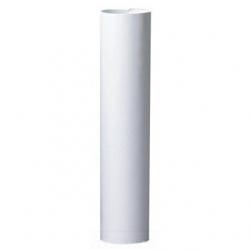 PLASTIC CANDLE SOCKET COVER WHITE 6IN LONG